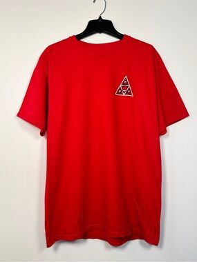 HUF Graphic Skate Tee Red Streetwear T-Shirt